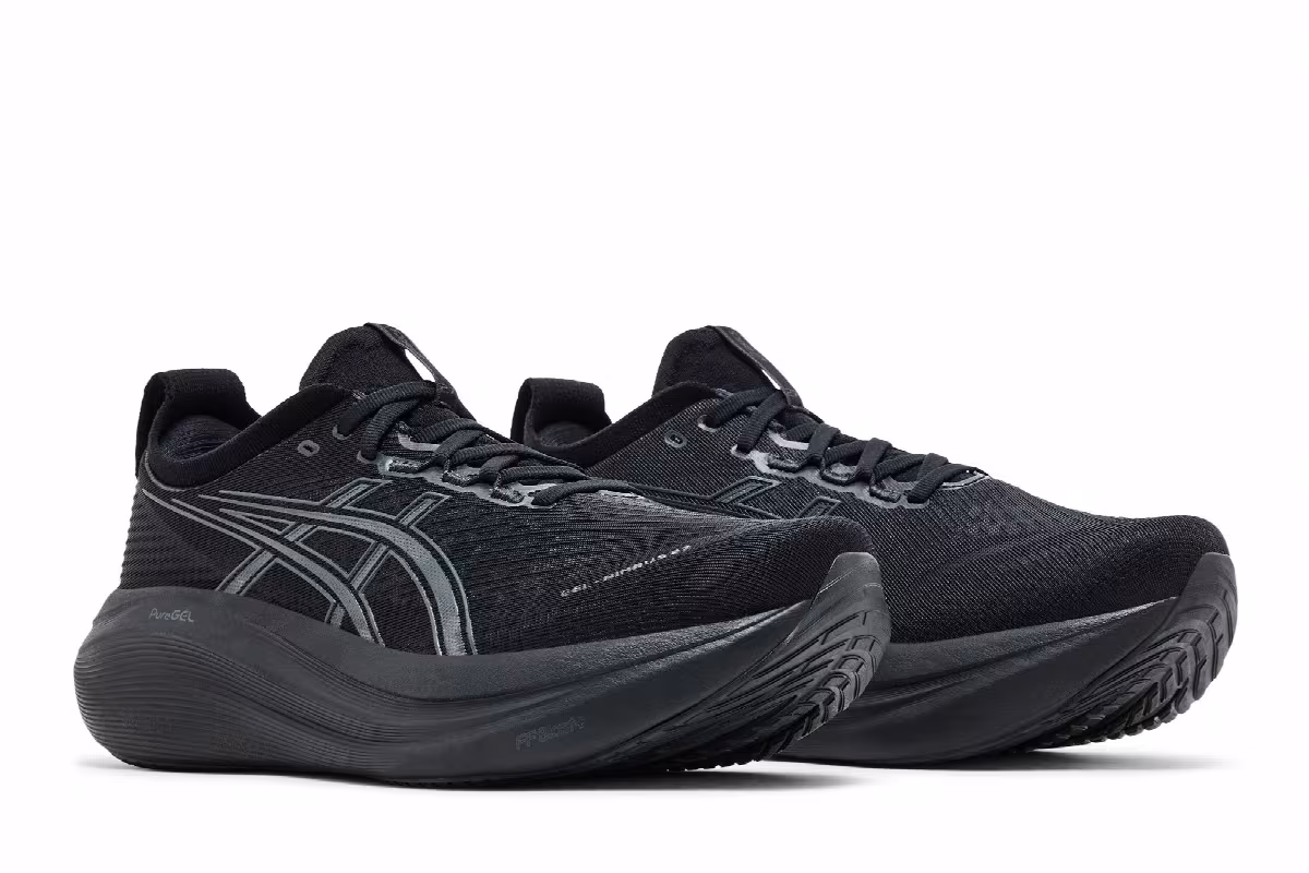 ASICS Gel Nimbus 27 Wide Black Graphite Grey, view 9