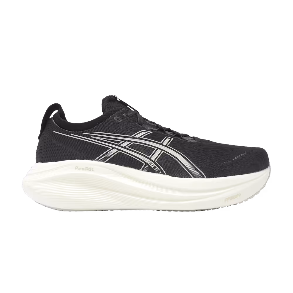 ASICS Gel Nimbus 27 Wide Black Lake Grey