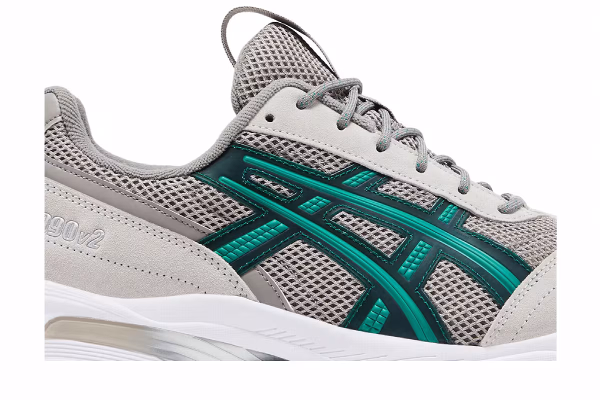 ASICS Gel 1090V2 Steeple Grey Jasper Green, view 3