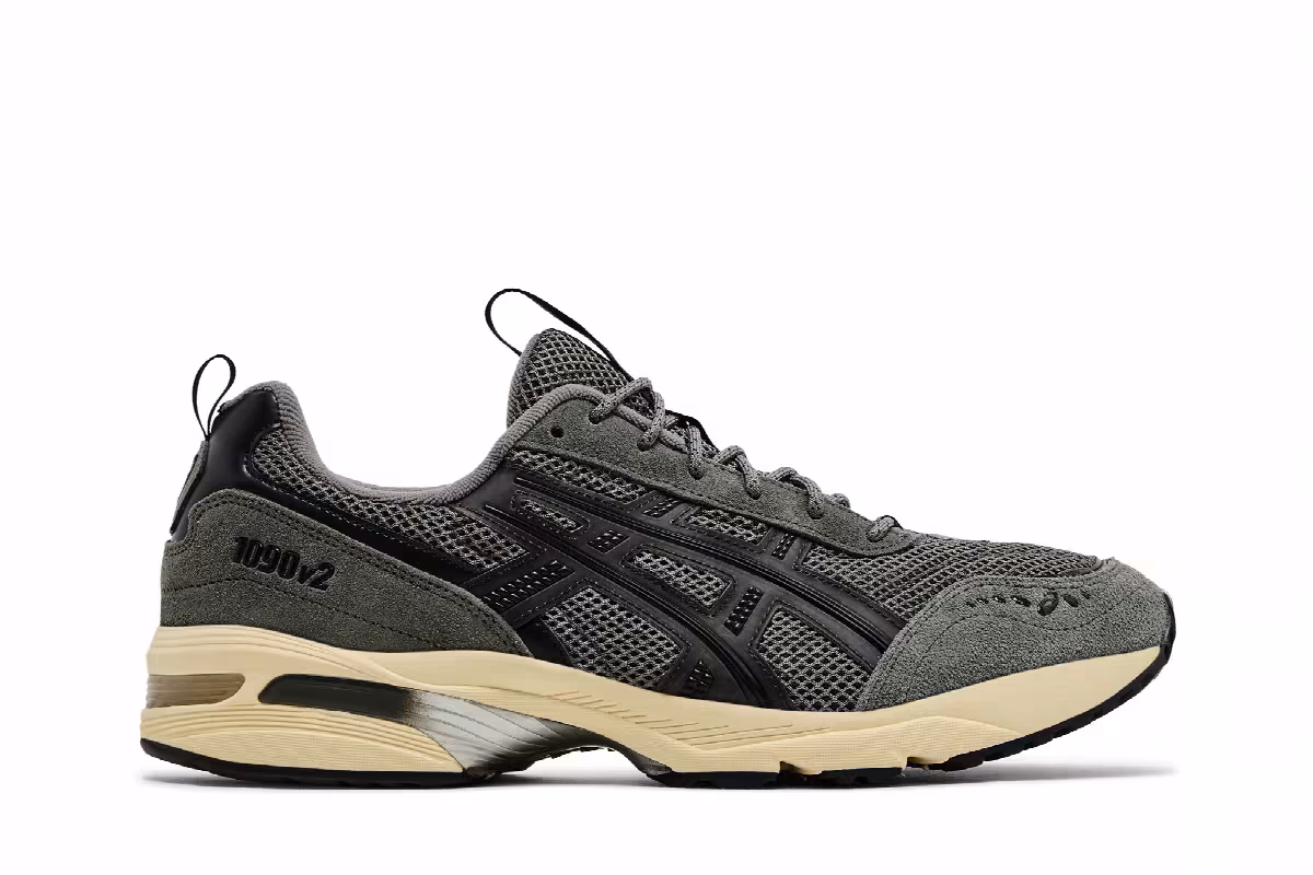 ASICS Gel 1090V2 Truffle Grey Black, view 2