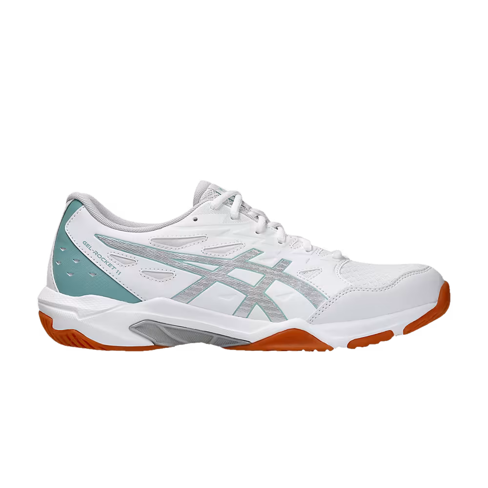 Asics Gel Rocket 11 White Teal Tint