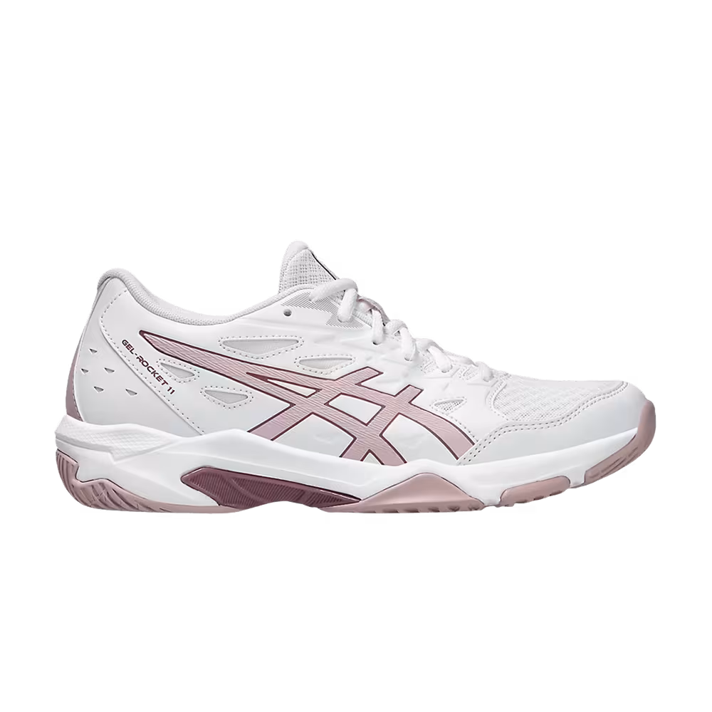 Asics Women's Gel Rocket 11 White Watershed Rose