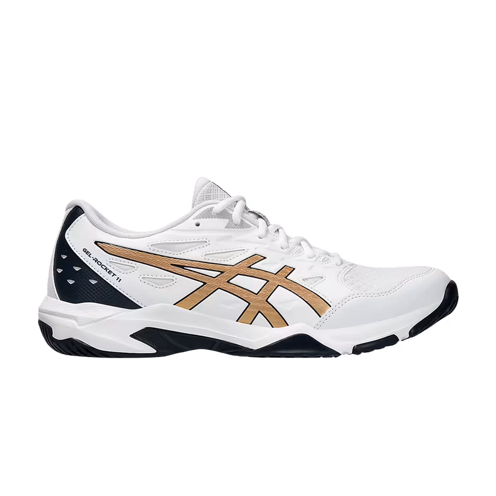 Asics Gel Rocket 11 White Pure Gold