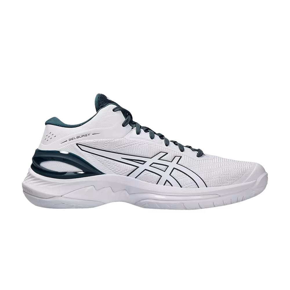 ASICS Gel Burst 28 White Magnetic Blue