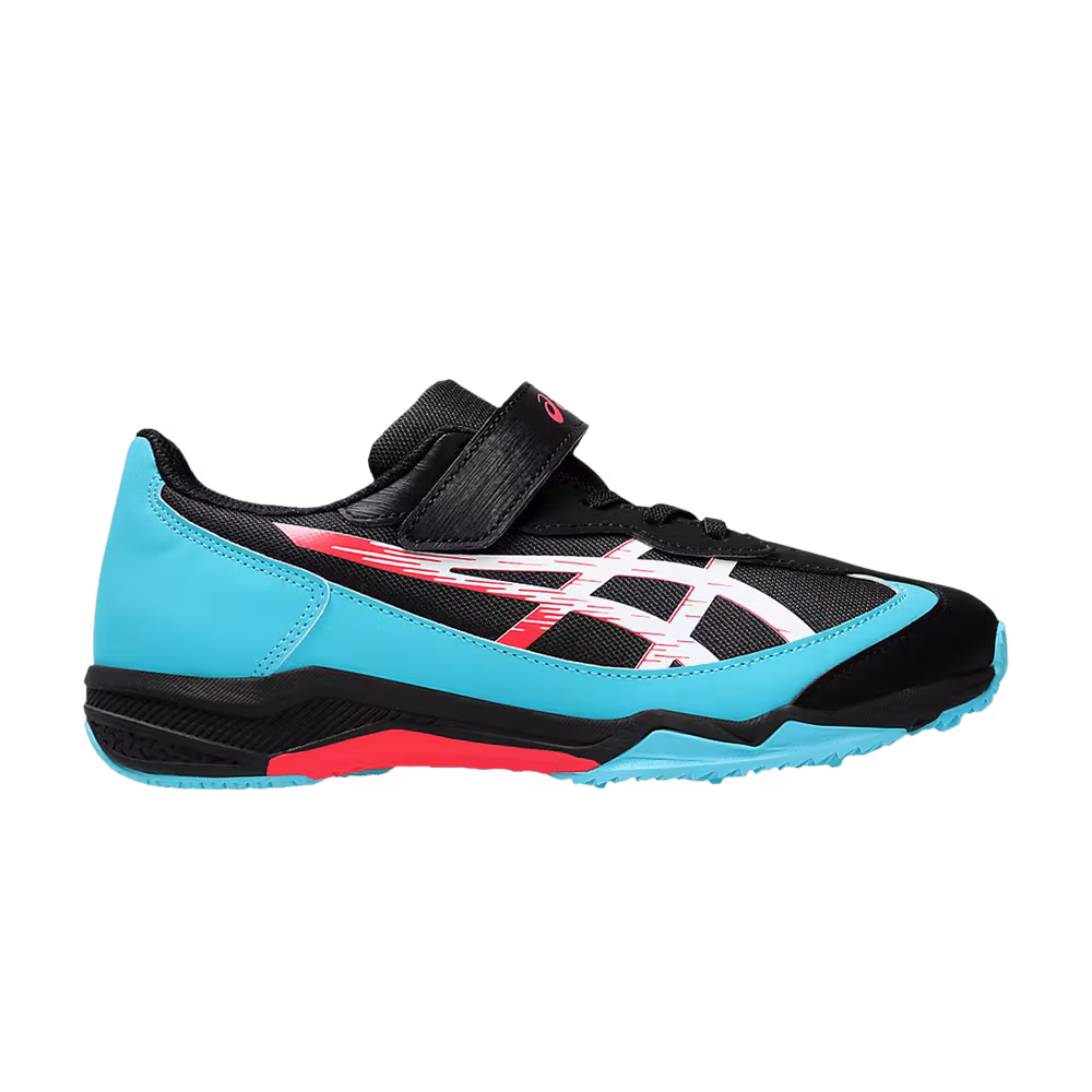 Asics Lazerbeam SJ MG GS Wide Black Neon Red