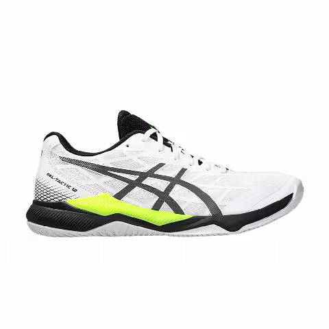 Asics Gel Tactic 12 2E Wide 'White Gunmetal Volt'