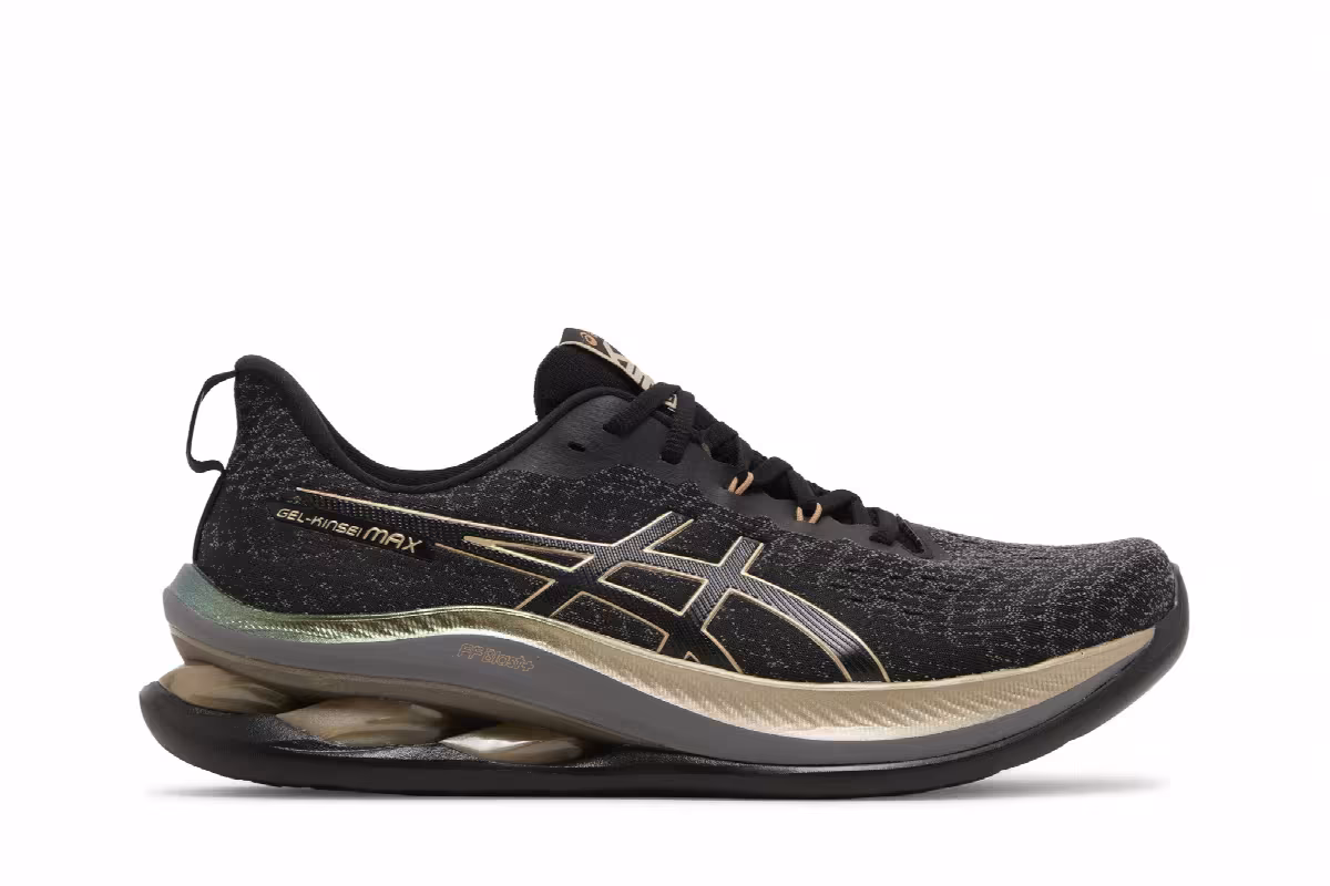 ASICS Gel Kinsei Max Platinum Black Champagne, view 2