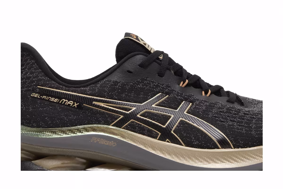 ASICS Gel Kinsei Max Platinum Black Champagne, view 3