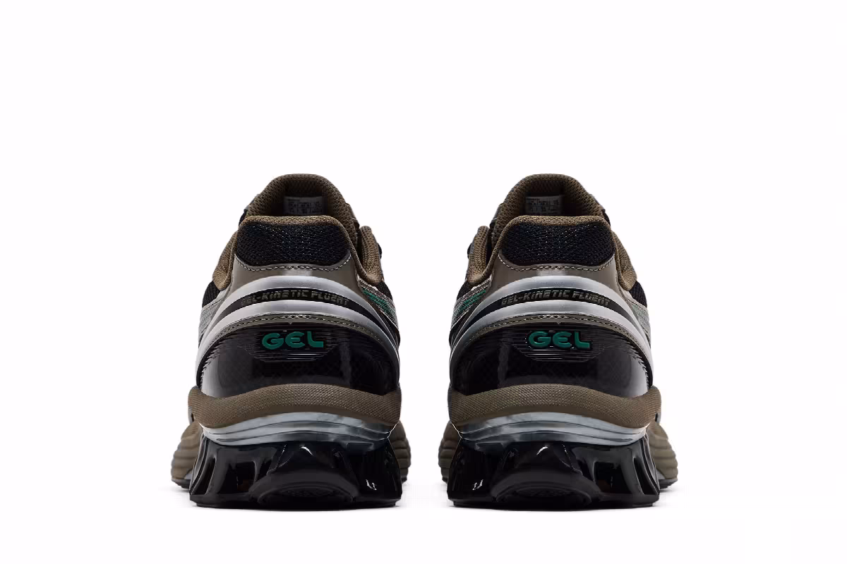 ASICS Gel Kinetic Fluent Black Dark Taupe, view 7