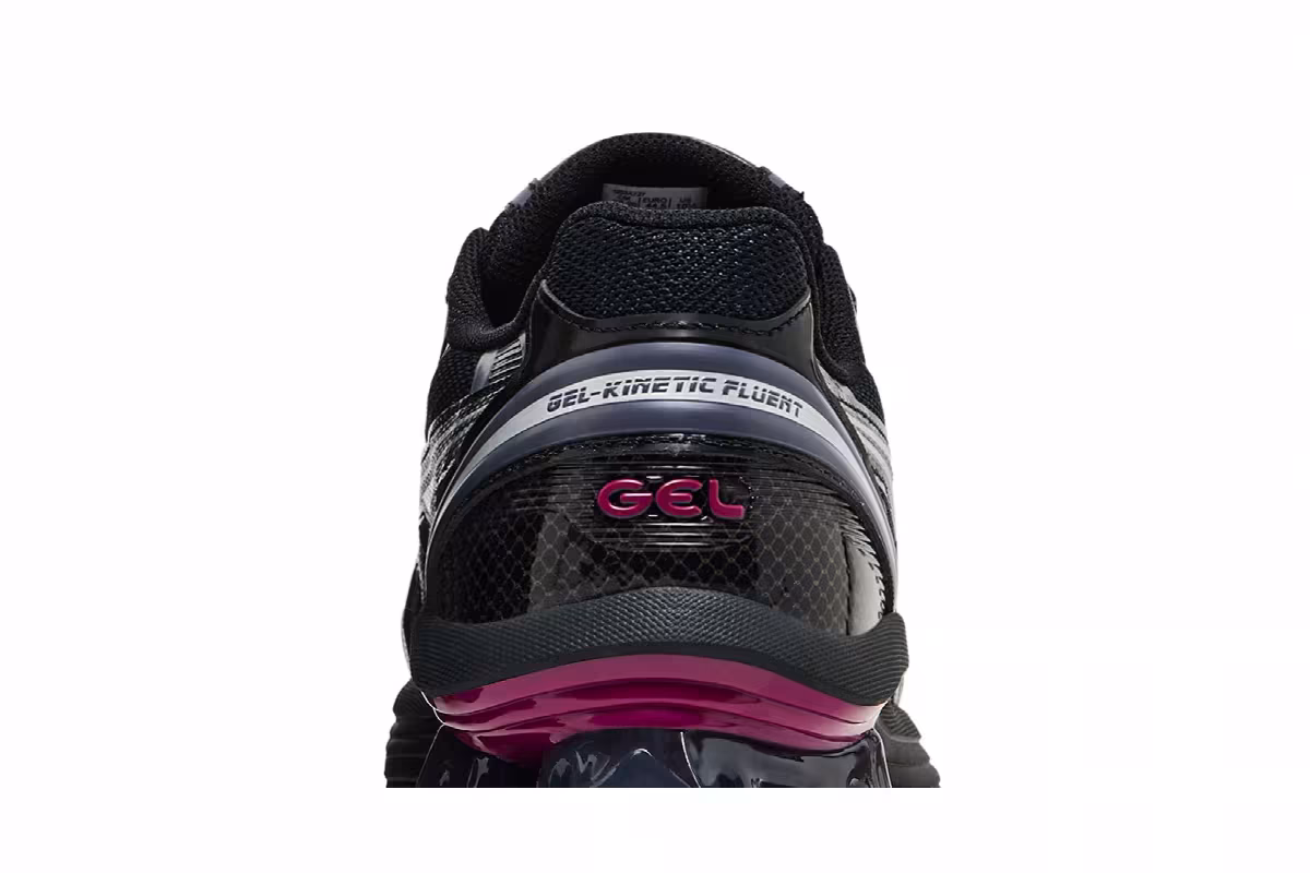 ASICS Gel Kinetic Fluent Black Pink, view 8