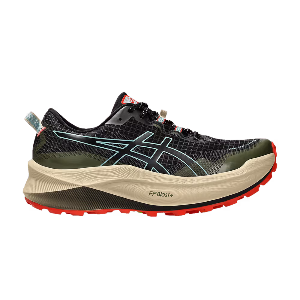 Asics Trabuco Max 3 Black Green Smoke Blue
