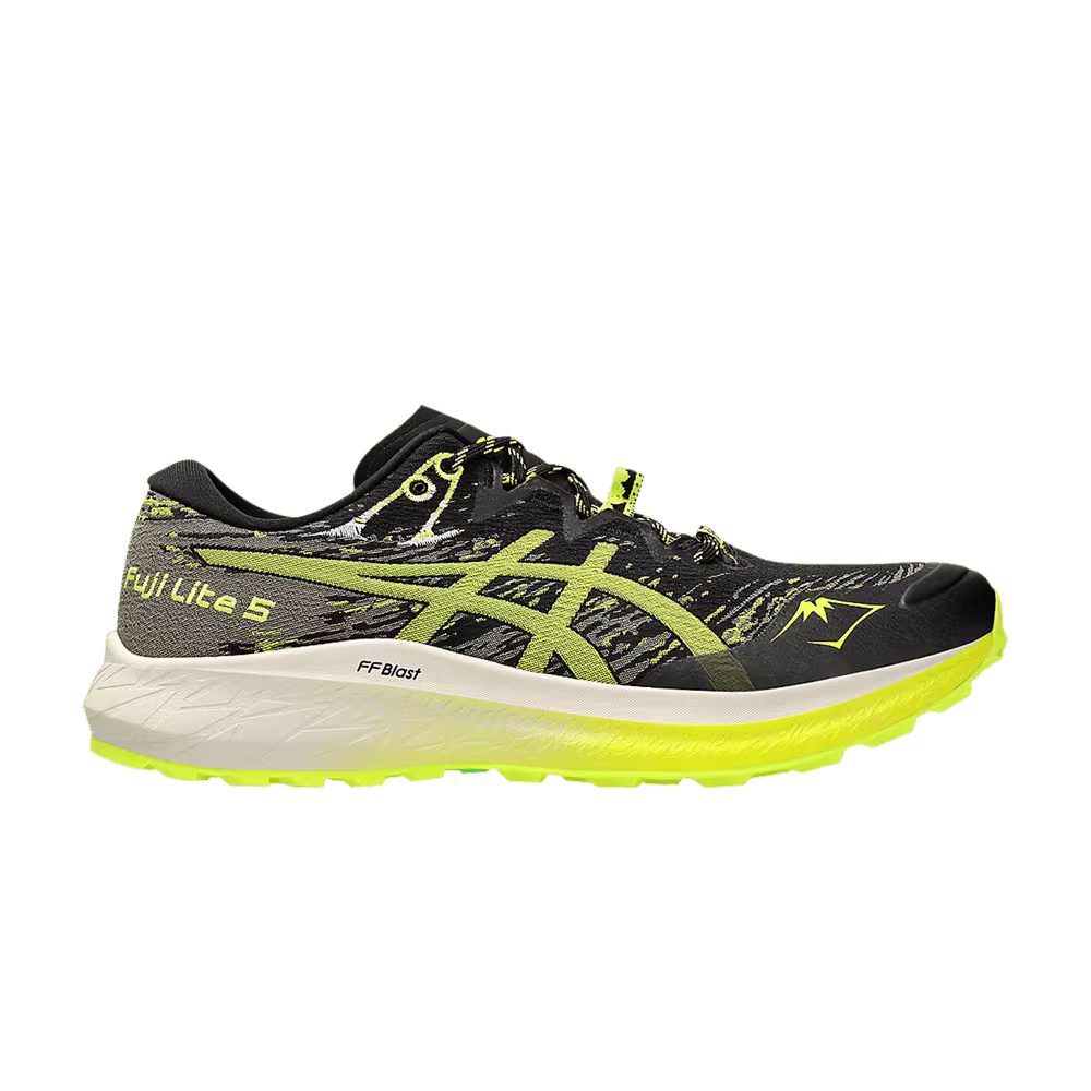 Asics Fuji Lite 5 Black Safety Yellow