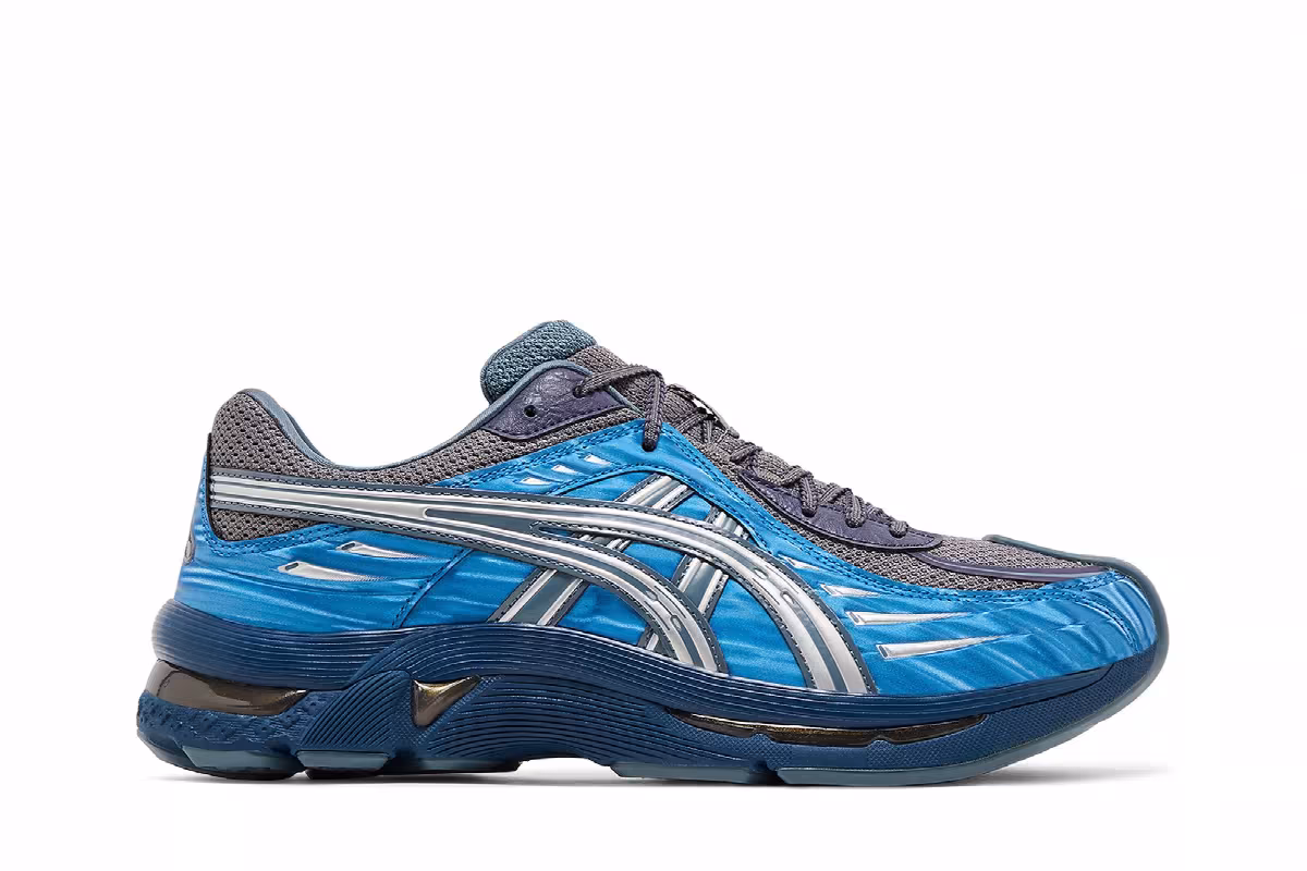 Kiko Kostadinov x ASICS Women's Gel Flammae Blue Ironclad, view 2