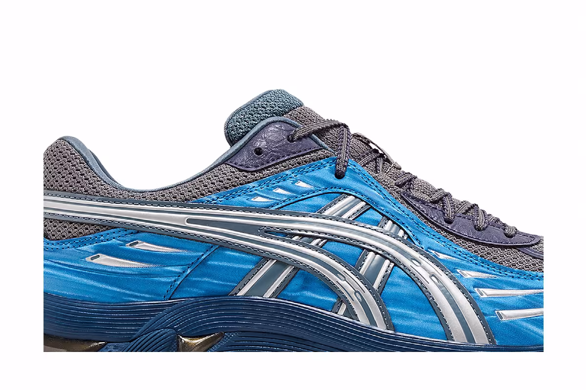 Kiko Kostadinov x ASICS Women's Gel Flammae Blue Ironclad, view 3