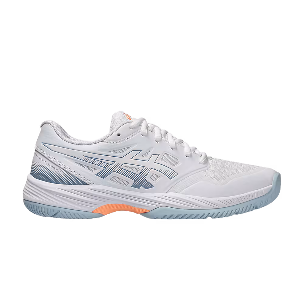 Asics Women's Gel Court Hunter 3 White Grey Blue