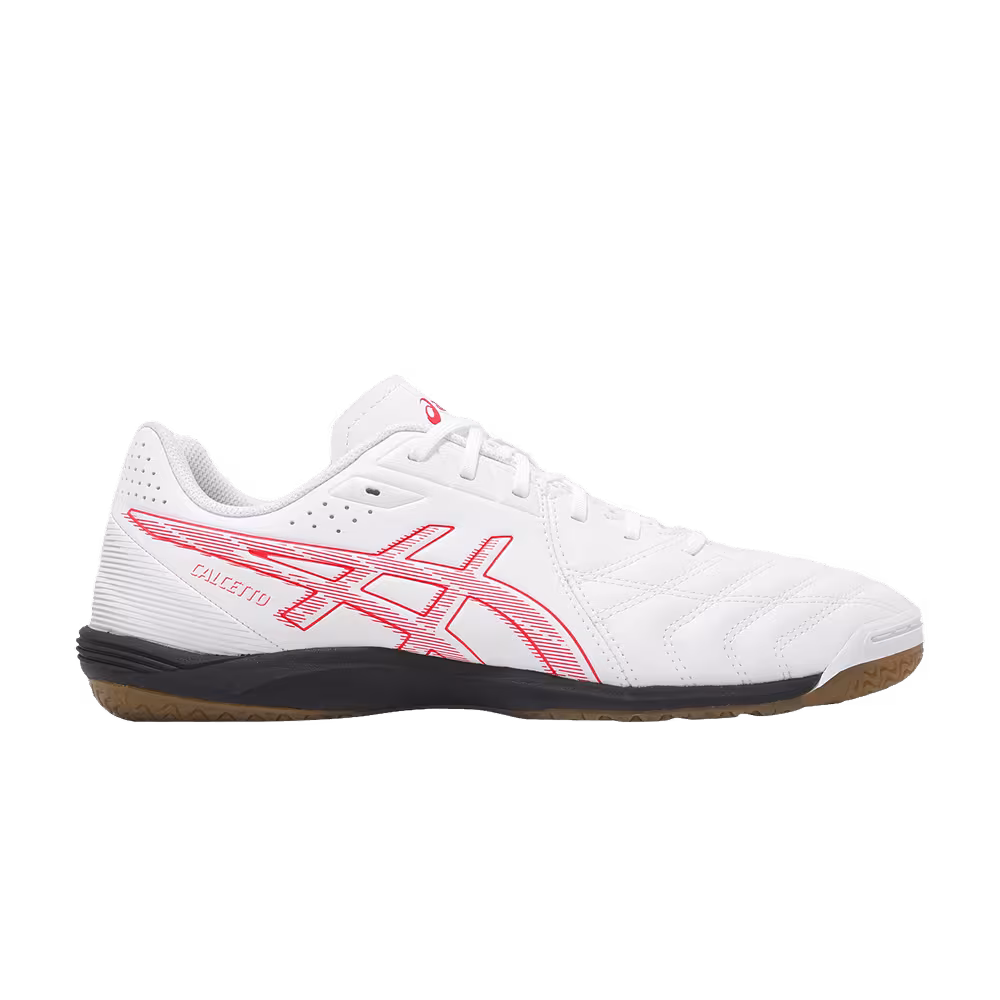 Asics Calcetto WD 9 2E Wide White Diva Pink