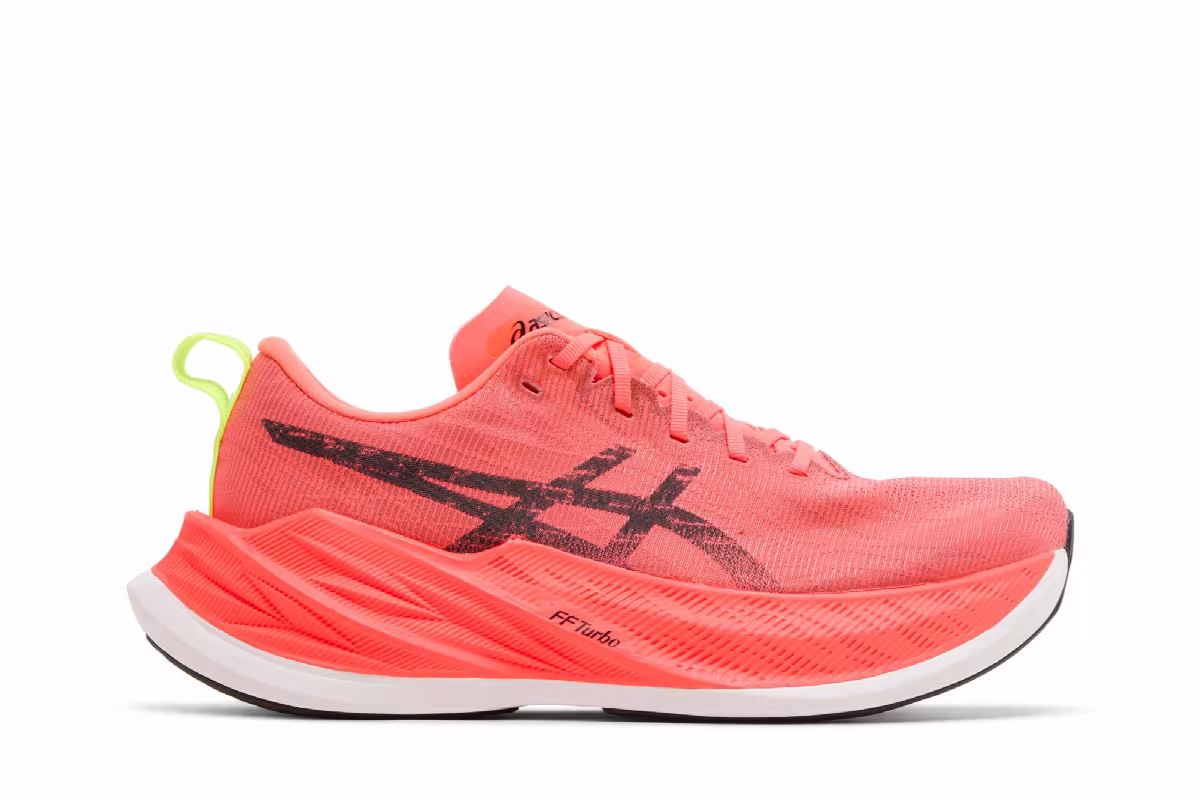 ASICS Superblast Sunrise Red Black, view 2