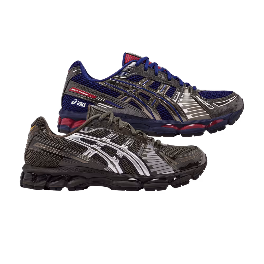 Marvel vs. Capcom x Kith x ASICS Gel Kayano 12.1 Double Box - Captain America vs. Guile With Comic Book