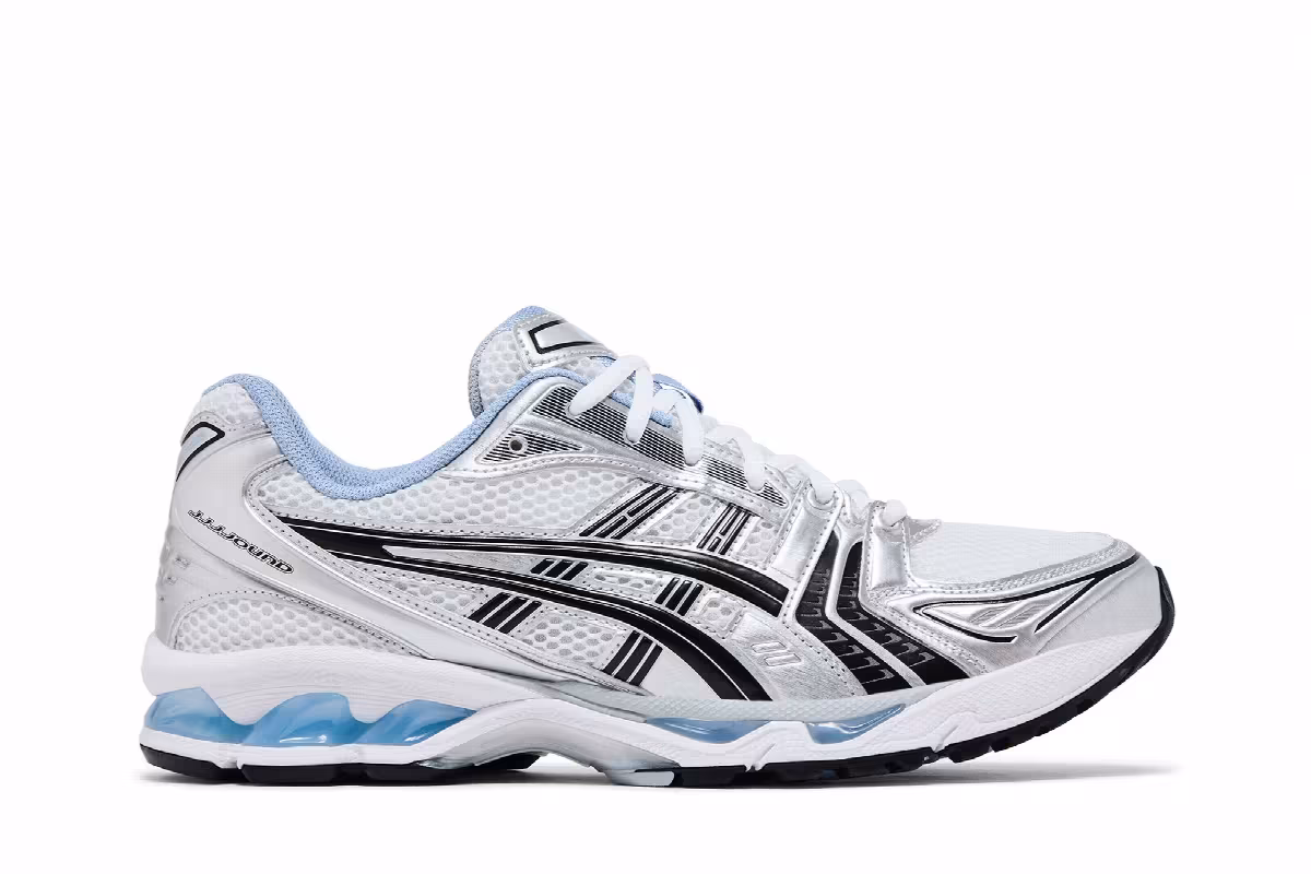 JJJJound x ASICS Gel Kayano 14 White Baby Blue, view 2