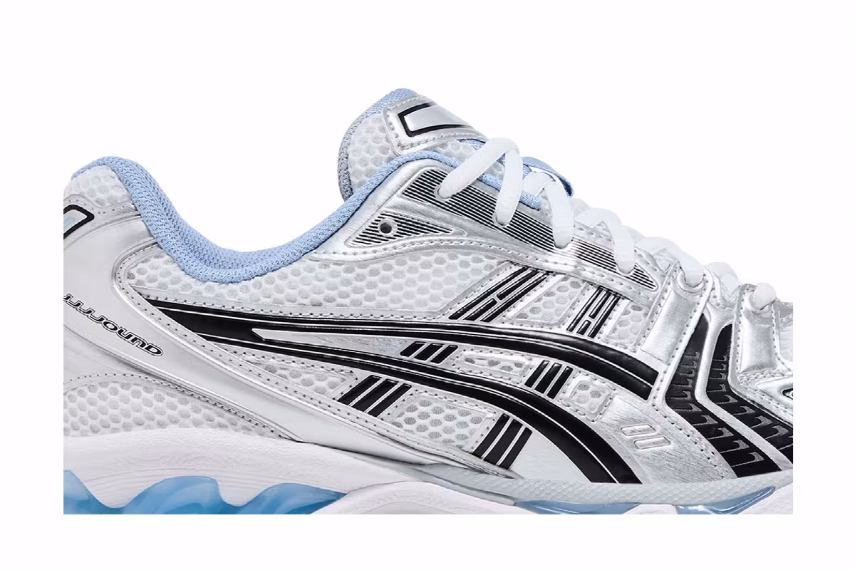 JJJJound x ASICS Gel Kayano 14 White Baby Blue, view 3