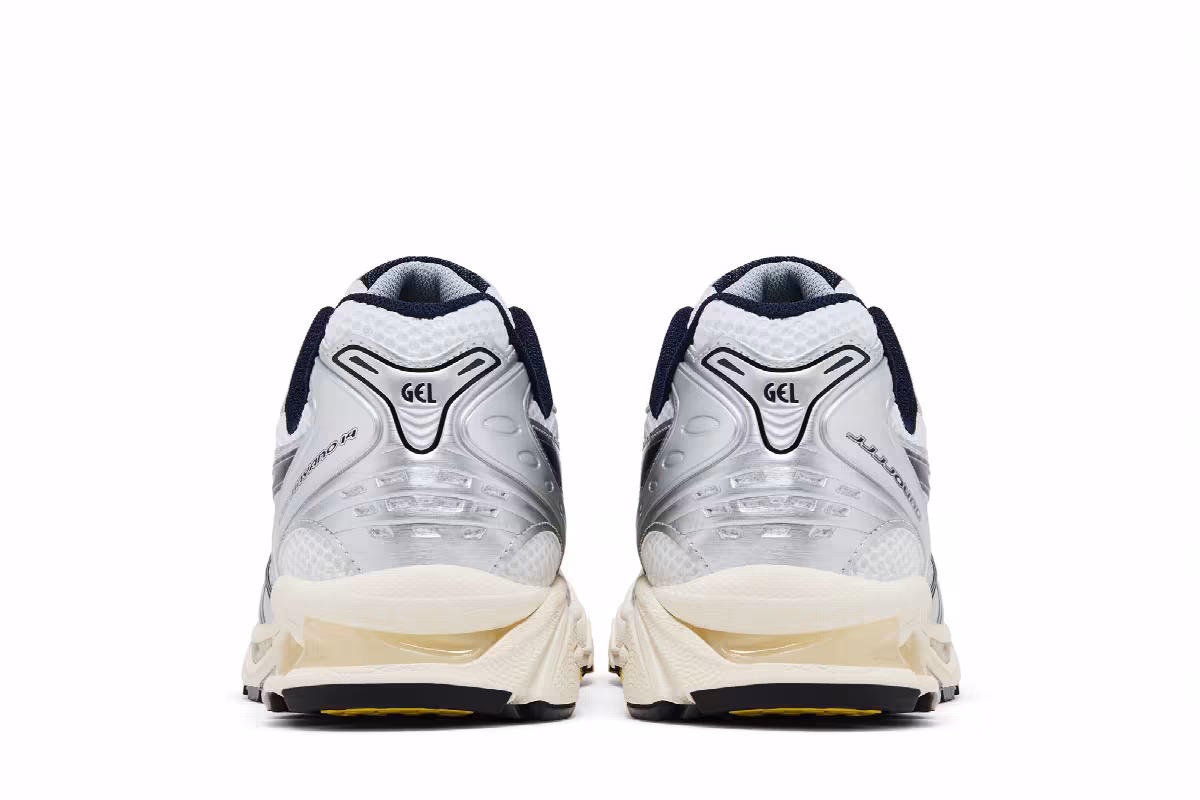 JJJJound x ASICS Gel Kayano 14 White Midnight Navy, view 7