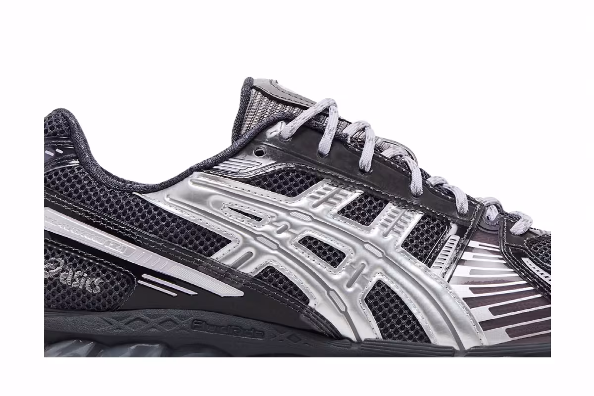 Kith x ASICS Gel Kayano 12.1 Tornado Pure Silver, view 3