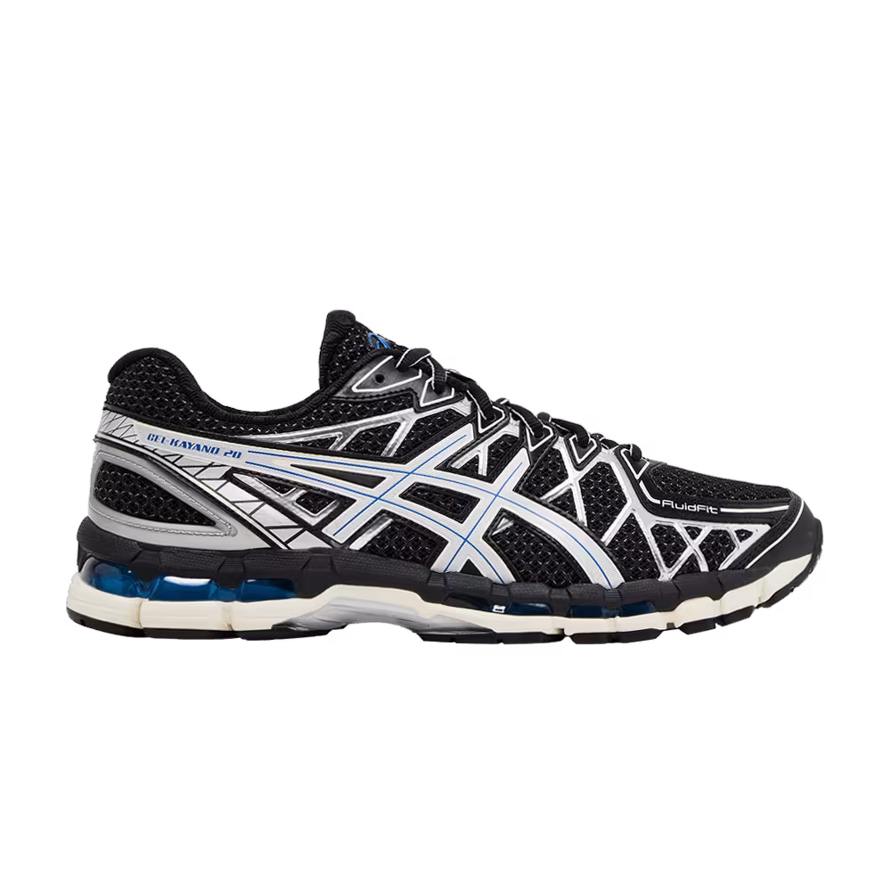 ASICS Gel Kayano 20 Black Silver Blue