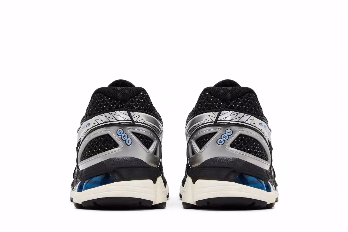 ASICS Gel Kayano 20 Black Silver Blue, view 7