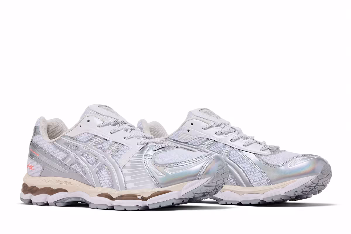ASICS Gel Kayano 12.1 Holiday Pack - White Pure Silver, view 9