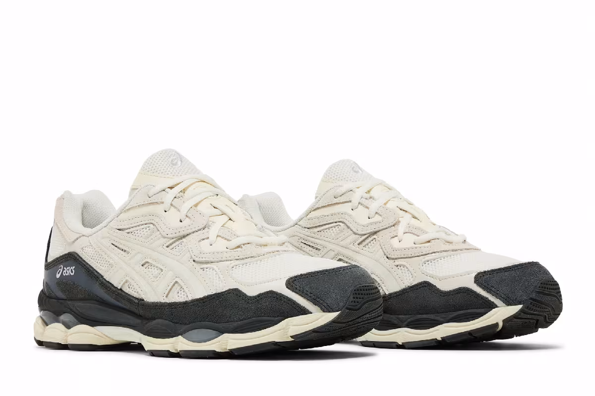 ASICS Gel NYC White Smoke Grey, view 9