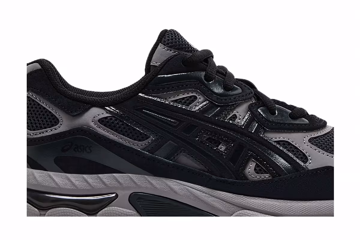 ASICS Gel NYC GS Graphite Grey Black, view 3