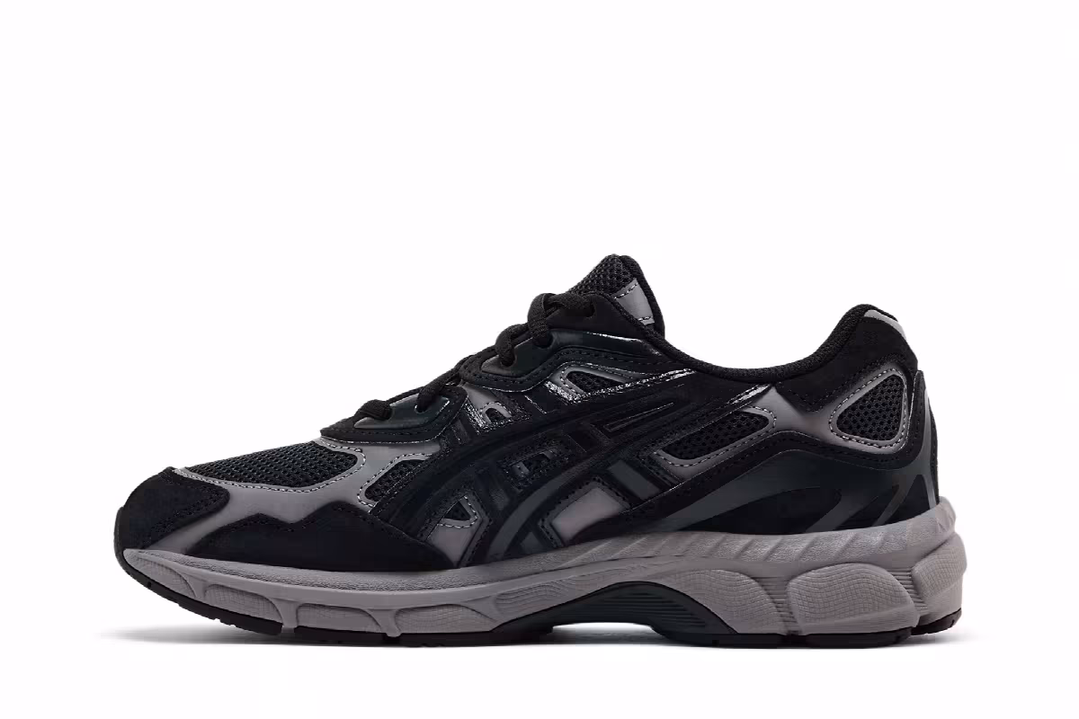 ASICS Gel NYC GS Graphite Grey Black, view 4