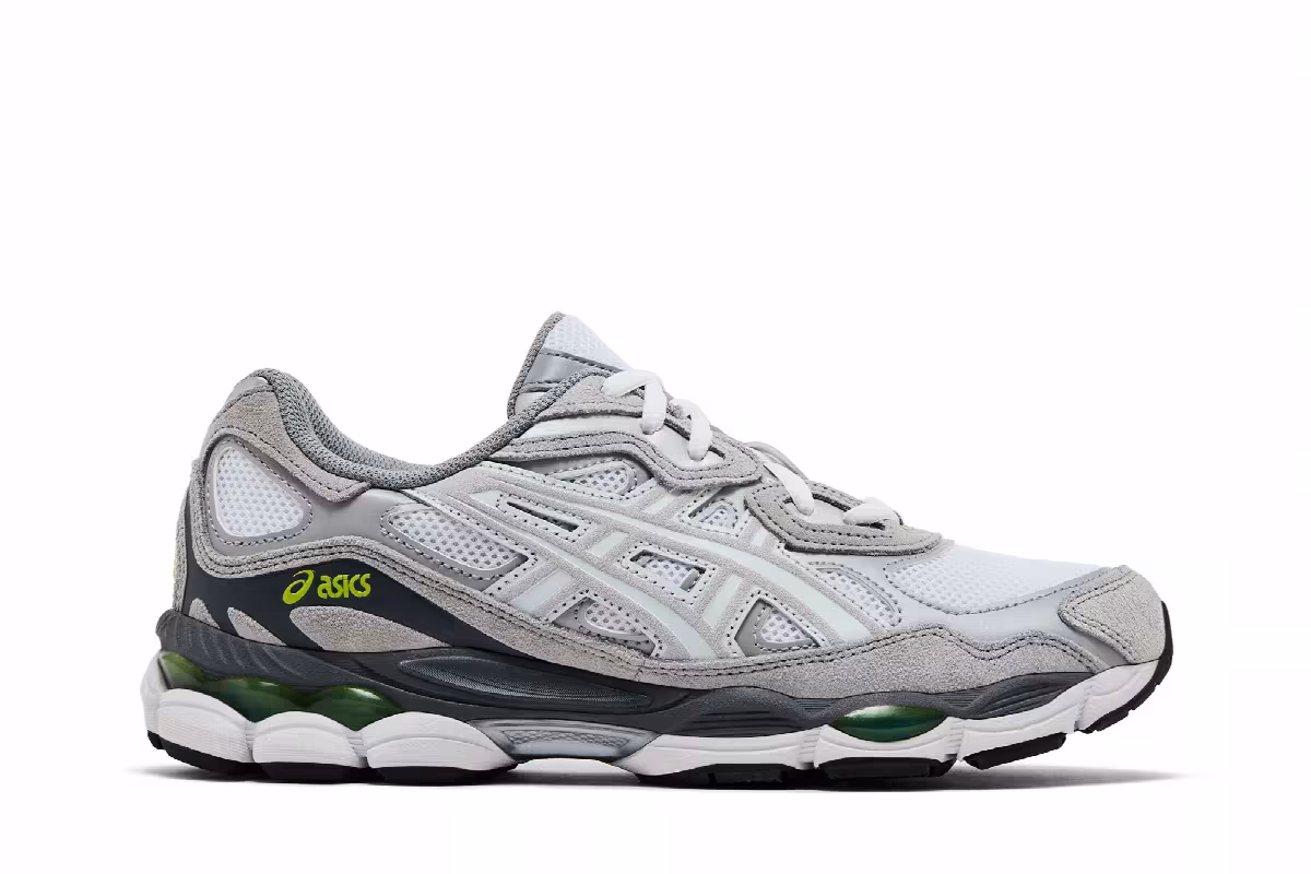 ASICS Gel NYC White Glacier Grey, view 2