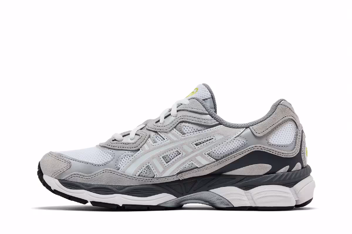 ASICS Gel NYC White Glacier Grey, view 4
