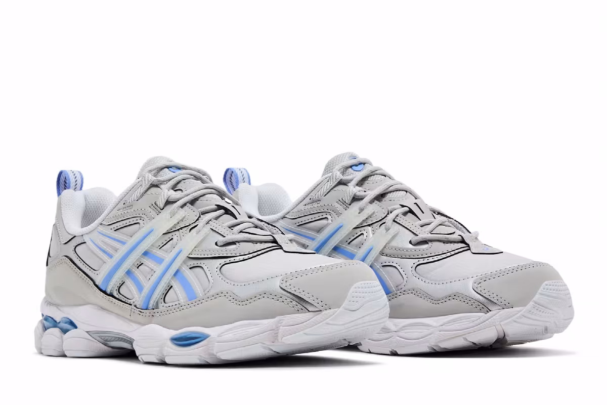 ASICS Gel NYC Utility Cloud Grey Periwinkle Blue, view 9