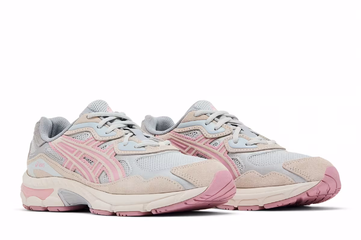ASICS Gel NYC GS Glacier Grey Coneflower, view 9