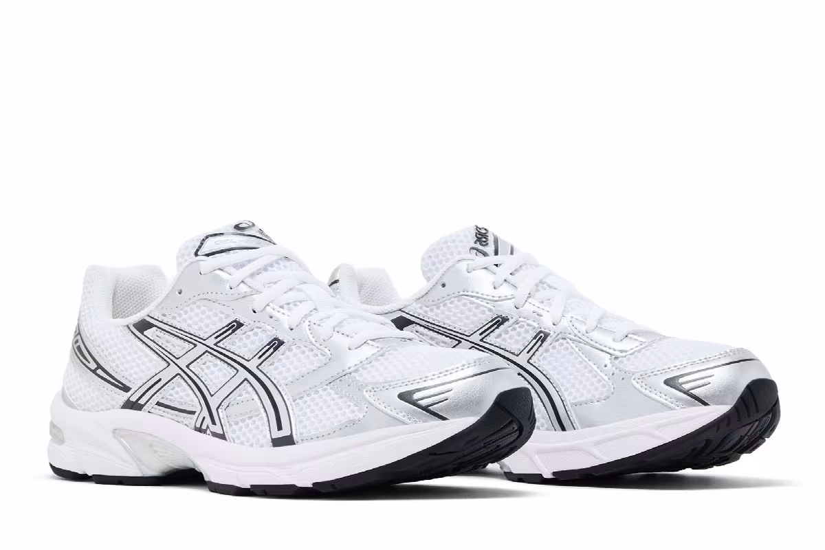 ASICS Gel 1130 White Pure Silver Black, view 9