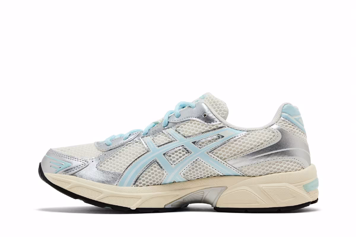 Kith x ASICS Gel 1130 Cream Starlight Blue 2025, view 4