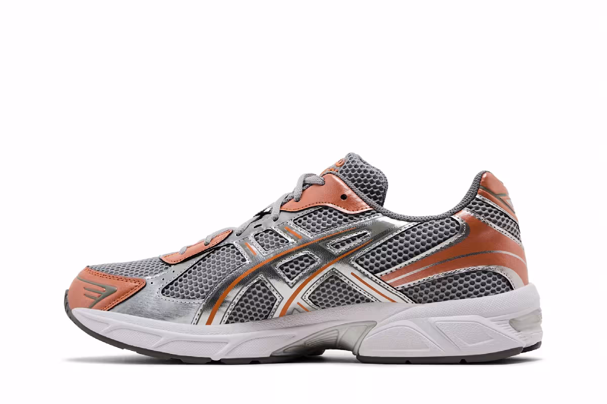 ASICS Gel 1130 Cement Grey Rust Orange, view 4