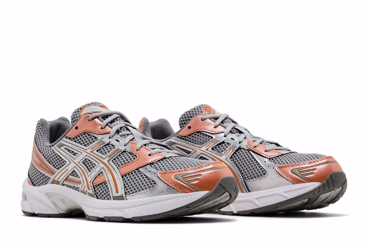 ASICS Gel 1130 Cement Grey Rust Orange, view 9