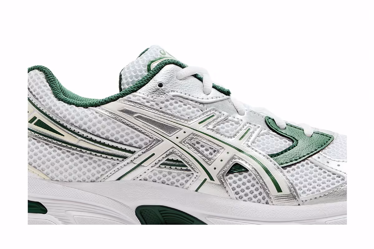 ASICS Gel 1130 GS White Shamrock Green, view 3
