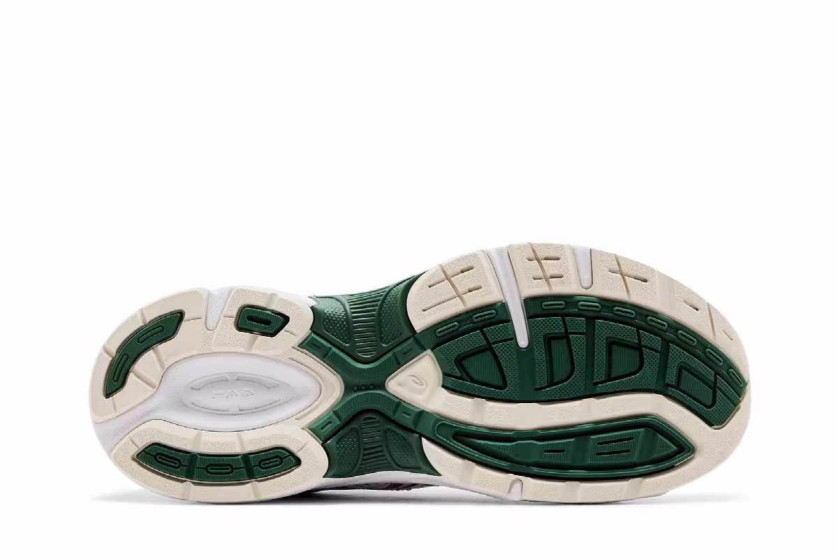 ASICS Gel 1130 GS White Shamrock Green, view 5