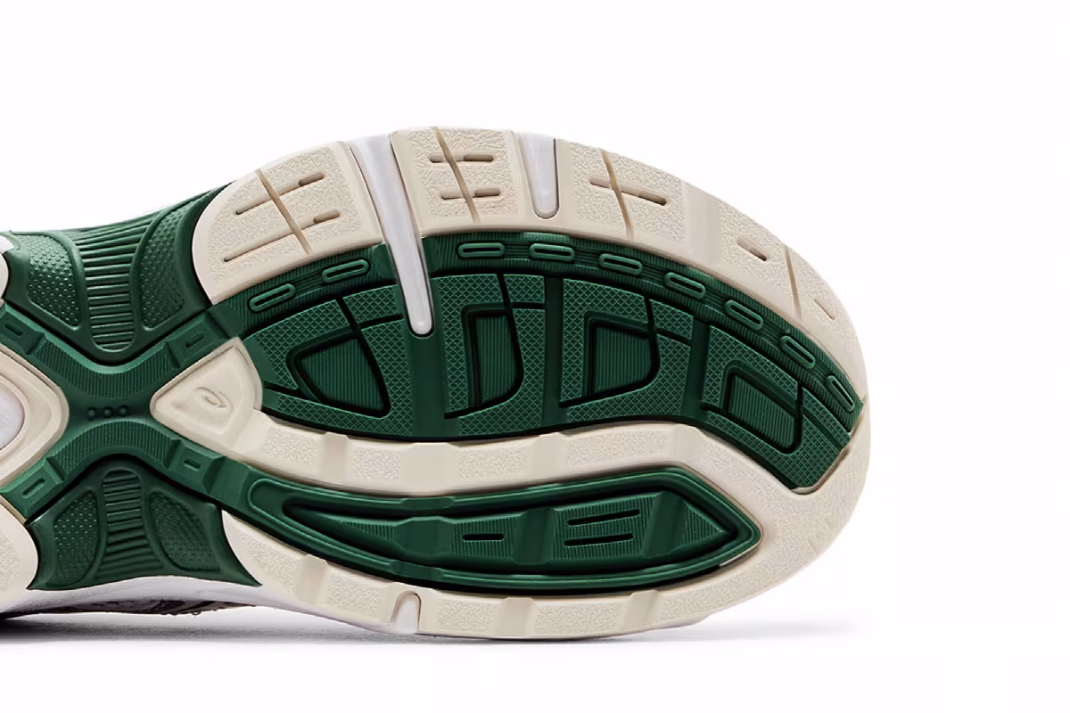 ASICS Gel 1130 GS White Shamrock Green, view 6