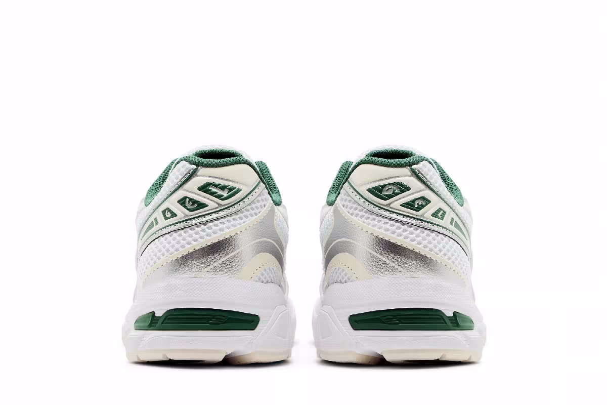 ASICS Gel 1130 GS White Shamrock Green, view 7