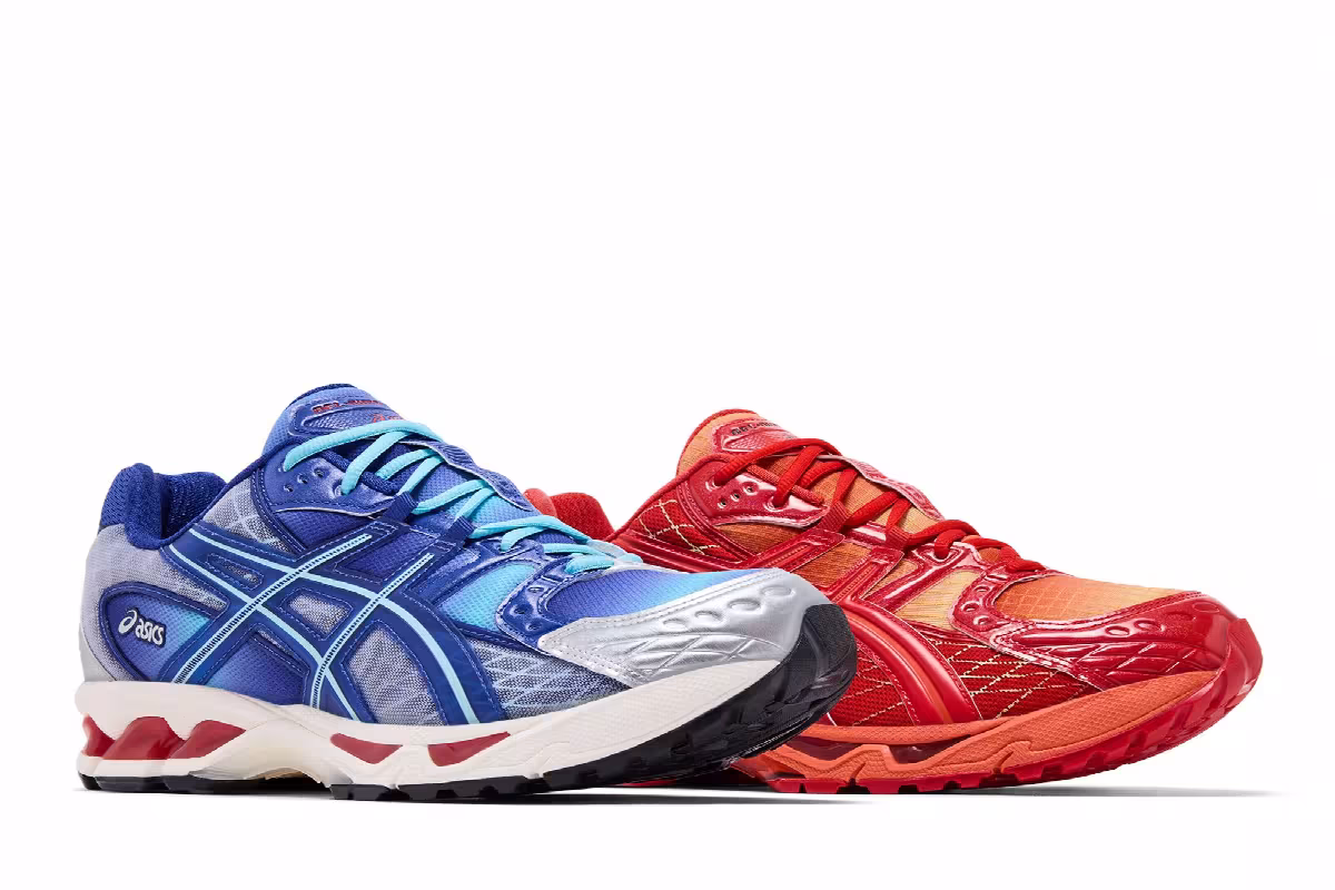 Marvel vs. Capcom x Kith x ASICS Gel Nimbus 10.1 Double Box - Iron Man vs. Mega Man With Comic Book, view 2