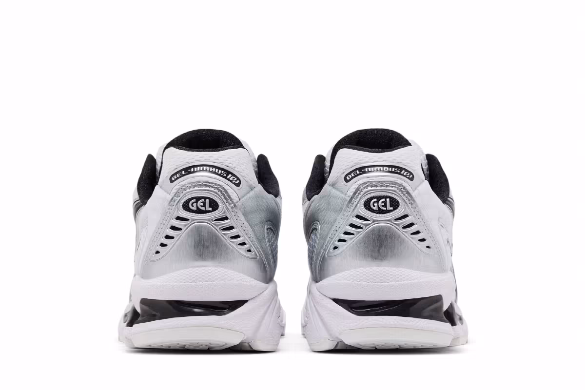 ASICS Gel Nimbus 10.1 White Black, view 7