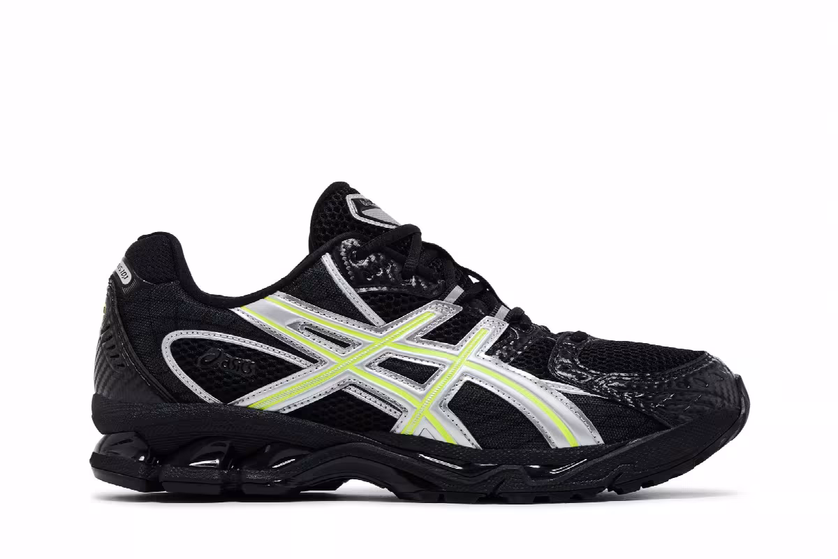 Kith x ASICS Gel Nimbus 10.1 Black Pure Silver, view 2