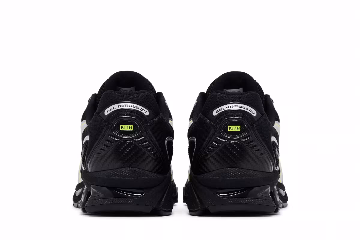 Kith x ASICS Gel Nimbus 10.1 Black Pure Silver, view 7