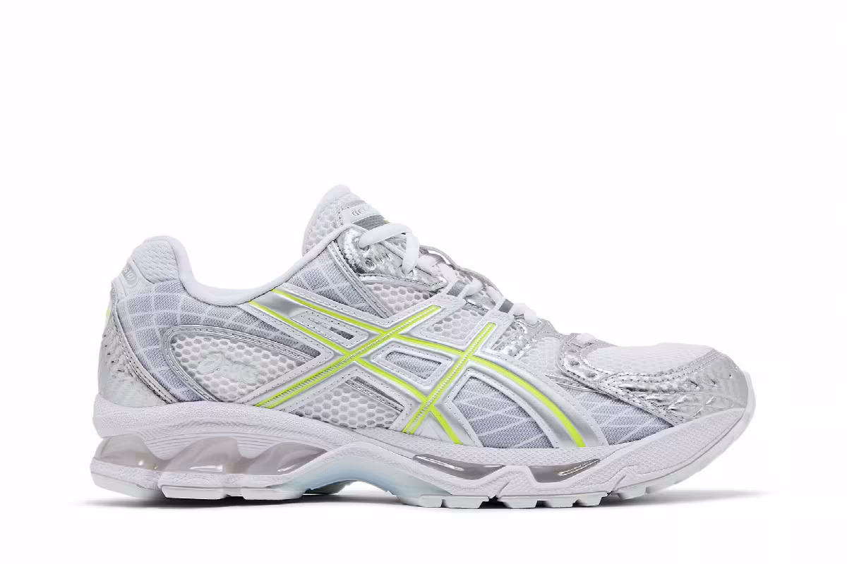 Kith x ASICS Gel Nimbus 10.1 White Pure Silver, view 2