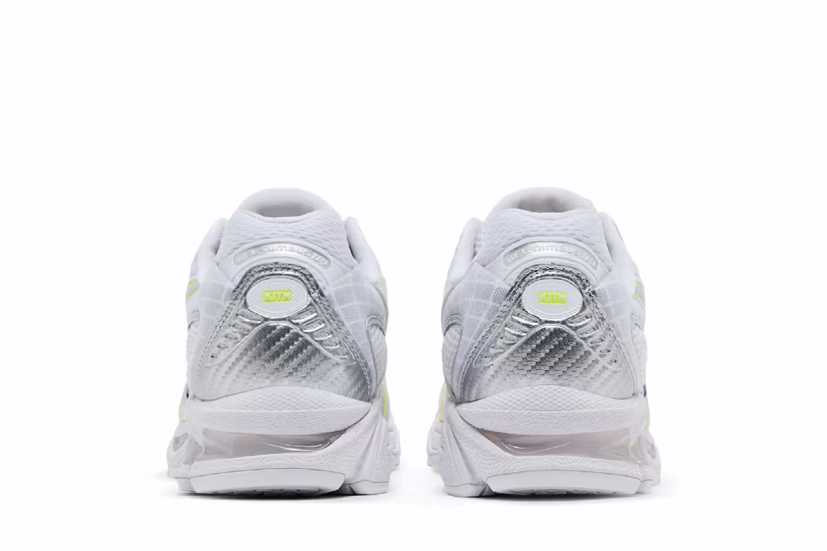 Kith x ASICS Gel Nimbus 10.1 White Pure Silver, view 7